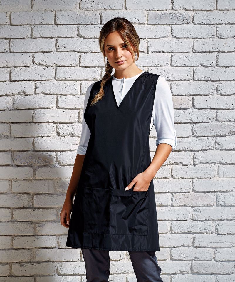 Personalised Embroidered Premier Waterproof Wrap Around Tunic Apron Work Tabard 
