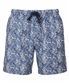 White/Navy Leaf